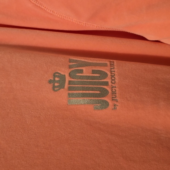 JUICY COUTURE WOMENS JUNIOR PINK LONG SLEEVE VELVETEEN HOOD JUMP SUIT SIZE LARGE - Picture 4 of 16